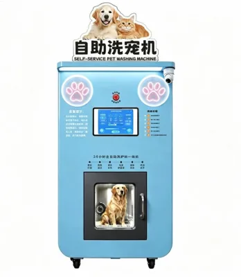 Jinns Source Factory Self-Service Dog Cat Grooming Station Eco-Friendly Pet Bathing Machine 15W 1-Year Warranty for Small Animal