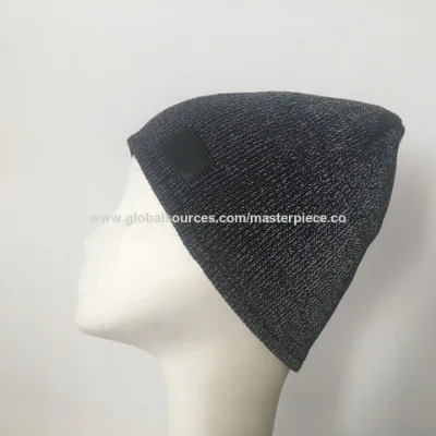 Custom Knitted Winter Beanie Hat Embroidered Warm Outdoor Ski Hat knitted hat basic beanie Hat