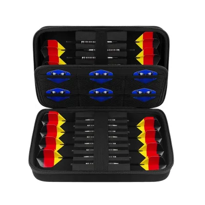 Custom Black Nylon 16 PCS Dart Storage Organizer Case Waterproof Outdoor Travel Portable Dart EVA Bag