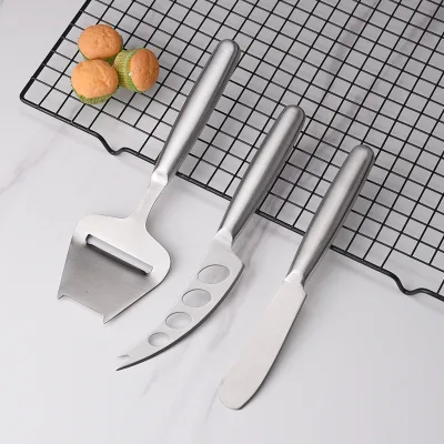 Stainless Steel Cheese Grater and Butter Knife Set for Home Use Cheese Cutter Tools