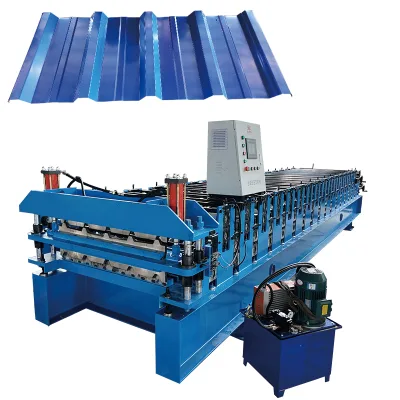 New Double Layer Trapezoidal Onduladora De Calamina Roofing Machine Roll Forming Machine