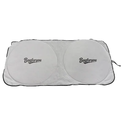 Front Foldable Tyvek Waterproof Paper Car Sunshade White Dupont Cloth Car Window Sunshade Vehicle Auto Windshield Sunshade