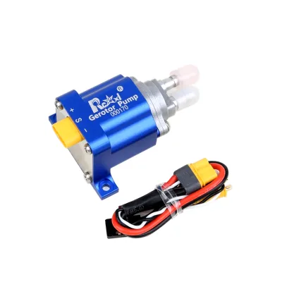 RCEXL Brushless Rotor Smoke Pump Built-in ESC Electric Fuel Oil Pump Adjustable Flow for RC Gas Airplane Jet Turbine Fixed Wing