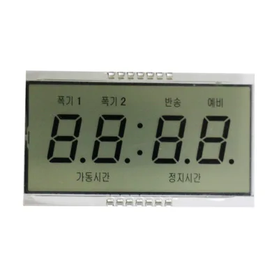 Factory Custom TN STN Segment LCD Monochrome Screen Reflective Without Backlight VA Type