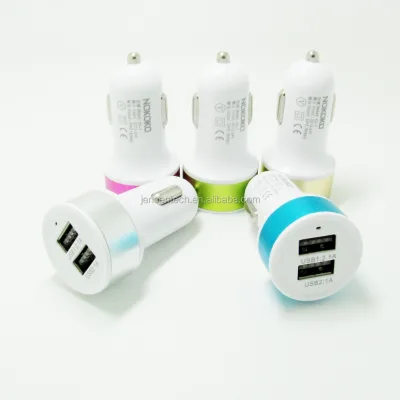 Hot Sale Factory Promotional Universal Dual USB Ports 2 USB Car Charger