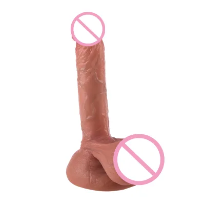9 Inches Liquid Silicone Adult Toys Realistic Thrusting Clitoris Dildos for Women