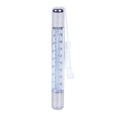 Stainless Steel Swimming Pool Water Thermometer W/String