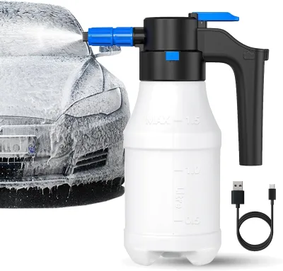 Factory Direct Sale Car Wash 1.5L Foam Sprayer Electric Multifunctional Use Foam Cannon Sprayer Pot for Car Cleaning