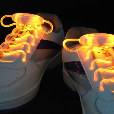 Waterproof Color Changing LED Glow Shoelaces Fashionable Running Shoestrings Night Light with Lighting and Circuitry Design