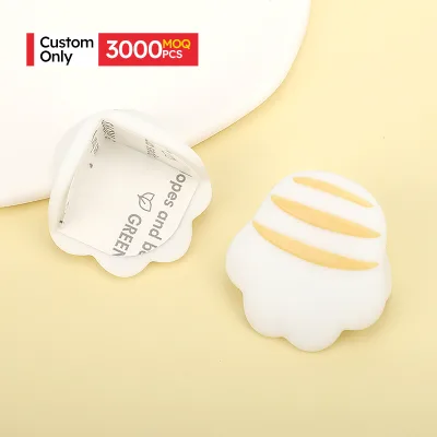 MOQ 3000Pcs Custom Logo Pre-taped Eco-friendly PVC Silicone L-shaped Countertop Corner Guards Edge Protector Customized Color