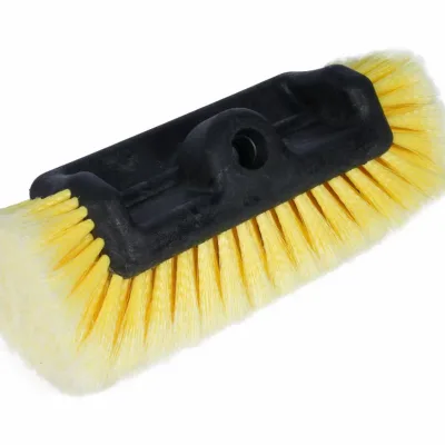 Heavy Duty 5-Sided Bus Truck Wash Brush Head Telescopic Handle PVC Soft Bristle for Large Vehicle Exterior Cleaning East Brand