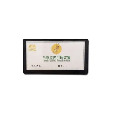 Indoor Wall Plastic Termite Colony Control Detector System Ant Bait Station Box