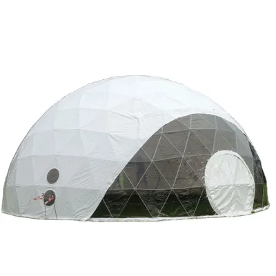 Large Portable Clear Crystal Lawn Camping Dome Igloo Tent Transparent Outdoor Event Inflatable Dome Lodge Tent