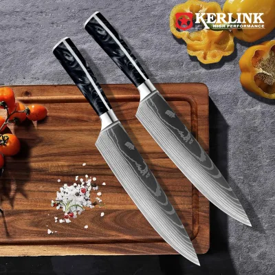 2025 Hot-Selling Beef Chef Steak Knife with Resin Handle for Kitchen and Restaurant Use