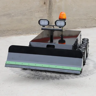 Infront Snow Shovel for Removing Snow in Winter Poly With Whee