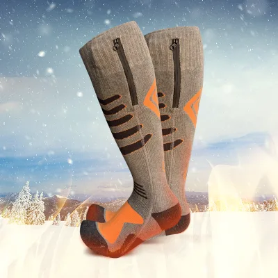Winter Ski Rechargeable Heated USB Battery Heated Socks