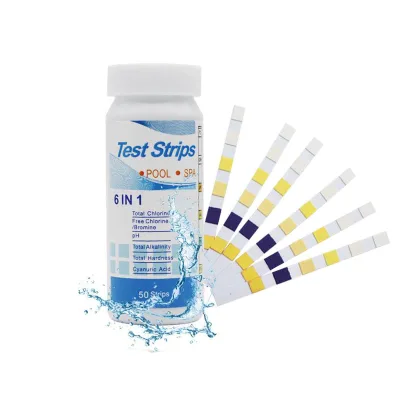 Swimming Pool Spa Water Test Kit for Chlorine Ph  Hardness Test 6 Way Test Kit