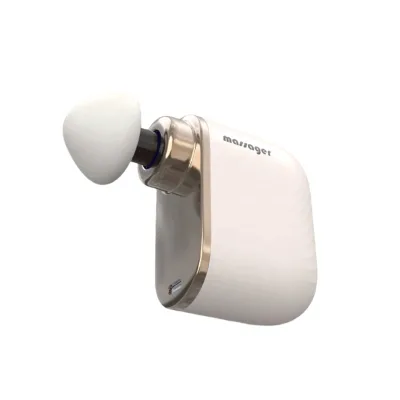 Pocket-sized Mini Electric Massage Gun 4 Massage Heads for Body Muscle Relaxation; Quiet Powerful Lithium-Ion Battery Deep