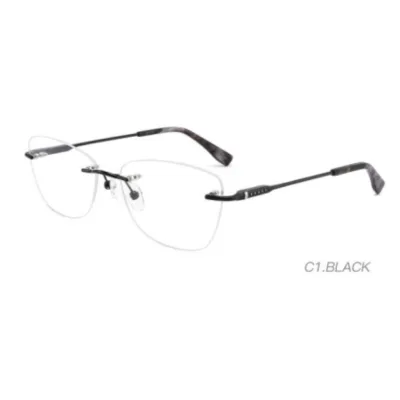 2023 High Quality Classical Rimless Glasses Rimless Optical Glasses Wholesale Rimless Computer Optical Reading Glasses Frame