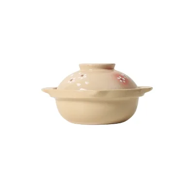 Kitchen Usage Cooking Ceramic Casserole Dish with Lid Eco-friendly Japandi Design Gas & Induction Ready Wholesale Cheap