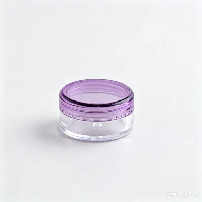 Wholesale 3g 5g 5ml Empty Round Mini Sample Cosmetic Cream Box Containers Plastic Small Pot Jars with Color Lid