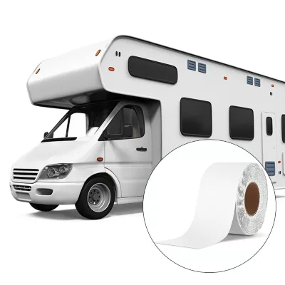 White RV Roof Tape Seal Weatherproof Butyl Rubber Roof Waterproof Tape