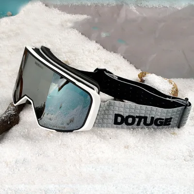 Ski Goggles Anti-Fog Lenticular Snow Mountain Climbing Card Myopia Adult TPU Frame/PC Lens