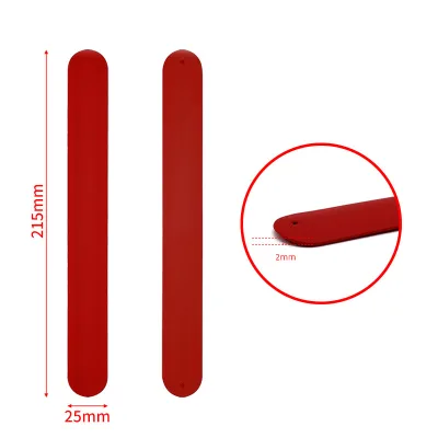 New Trend Lightweight Bendable Strip Washable Reusable Material 215 by 25 mm Size Slap Wrap Band for Birthday Giveaway