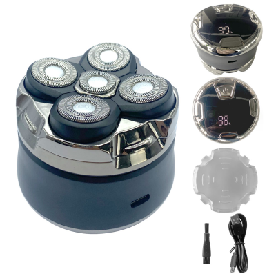 Face Shaver Usb Rechargeable Bald Electric Head Shaver Shaving Machine Washable Rechargeable Men Head Hair Shaving Machine