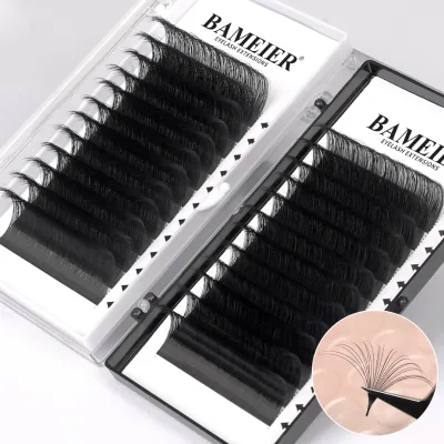 Factory Price Brand Your Own Lash Extension Product Oem 16 Lines Classic Volume Eyelash Extension