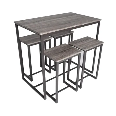 Best Selling Cheap 5 Piece Bistro Pub Table Set with 4 Stools Set Coffee Table