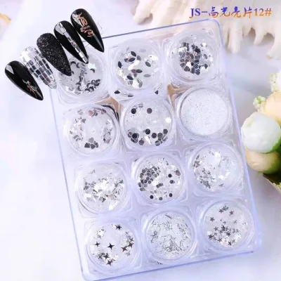 Wholesale Flashing Aurora Nail Art Pigment Glitter Powder High Shine Nail Sequins Nail Decoration