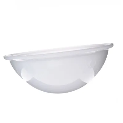 Modern Simple Design White Half Round Glass Indoor Ceiling Lamp Shade