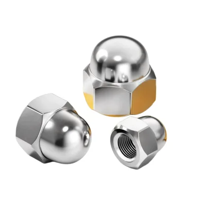 Wholesale Stainless Steel Acorn Nut Cap Nut M3 M30 A2 70 A4 80 Dome Hex OEM ODM Factory Direct