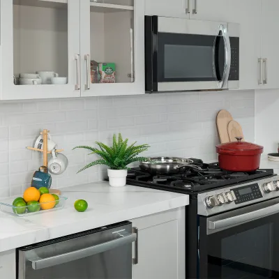 24 Inch Tall Tub Stainless Steel Built-in Dishwasher Home Appliance Over the Range Slide-in Gas Range 4 Burner with Oven