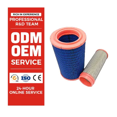 New High Quality PU2339 & YK2339UW FE30A00391 Cylindrical Air Filters with Blue & Beige Mesh for Truck Engine Systems