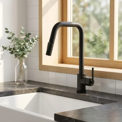 360 Degree Kitchen Faucet Single Hole Bar Faucet Single Hole Black Single Handle Kitchen Sink Faucet with Grifos De Cocina