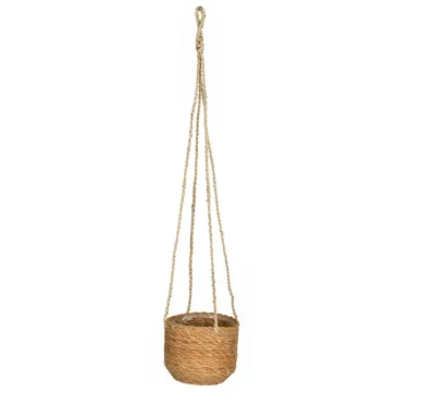 2026 HOT Sale Woven Hanging Pot Seagrass hanging planters Pot