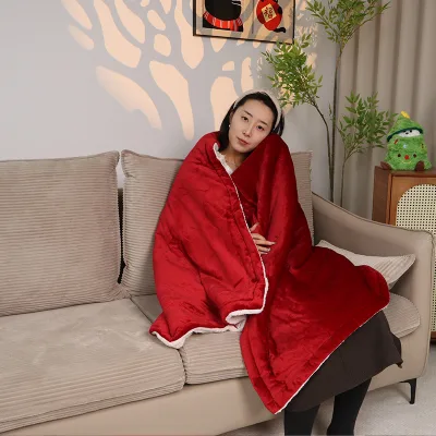 Wholesale Throw Blanket Reverse Flannel Sherpa Fleece Blanket Thick Warm Double Sided Blankets for Winter