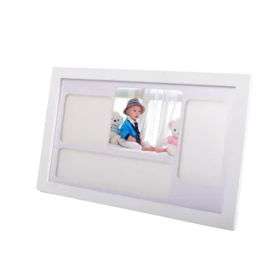 Wooden Baby Photo Frame for 100 Days Safe & Eco-Friendly, Rounded Corners, Newborn Keepsake Display