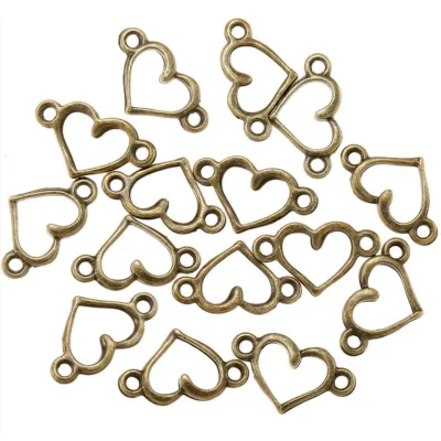 Wholesale DIY Earrings Making Color Hollow Hearts Charms Hollow Love Charms Heart Pendants Heart Pendant Charms