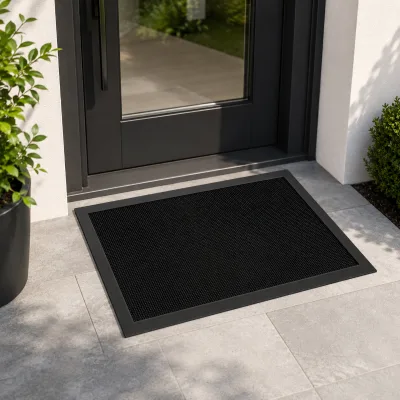 Cheep Price Waterproof Antislip Large Inside Outside Blank Rubber Door Mat in China