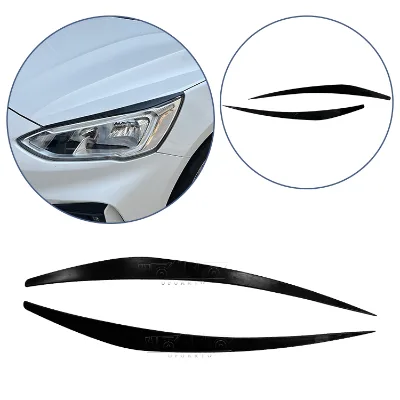 Car Headlight Eyelid Light Eyebrow Lamp Eyebrows Carbon Fiber MK4 Light Brows for Ford Focus MK4 2019 2020 2021