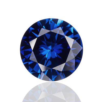 Lab Grown Blue Sapphire Gemstone Large Supply Loose 2mm 2.5mm 3mm Lab Created Sapphire