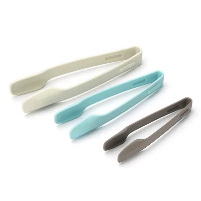 Kitchen Utensils Multifunctional 3 Piece Set of Food Tongs PP Plastic Nesting Design