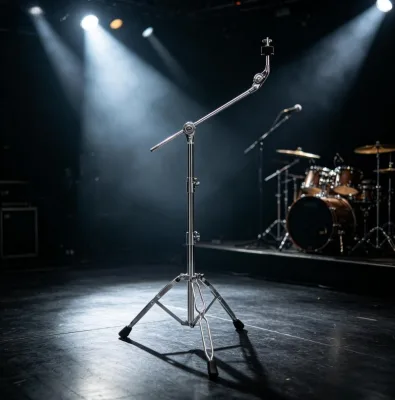 B-28 Inclined Cymbal Stand Heavy-Duty Adjustable Rack Non-Slip Base Factory Direct Wholesale for Music Stores & Bulk Orders