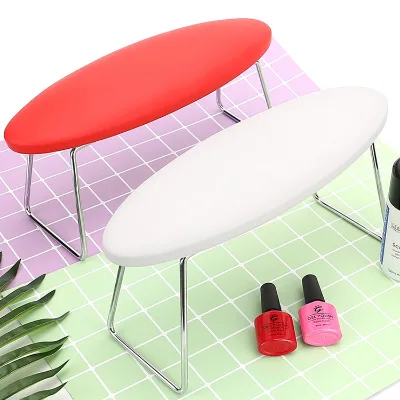 Professional Manicure Nail Hand Rest Stand Non slip Nails Cushion Hand Holder Soft Leather Nail Arm Rest Pillow