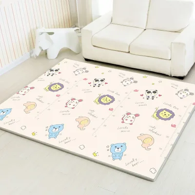 IVY OEM ODM Baby Play Mat Double Side XPE Rolling Mat Large Size Reversible Easy Clean Baby Foam Play Mat
