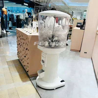 Automatic Large 75-100mm Plastic Capsule Coin Toy Machine Steel Constructoin Token Payment System Small Candy Gumall Machine
