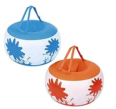 Waterhan Inflatable 90cm PVC Bumper Bopper Soccer Ball 2 Colors Christmas Adult Kids Toys for Grass Plot